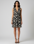 Monochrome Meadow Dress