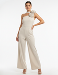 Alabaster Rose One Shoulder Jumper
