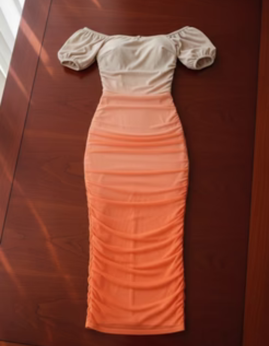 Tangerine Ombre Dress