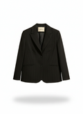 Black Striped Blazer