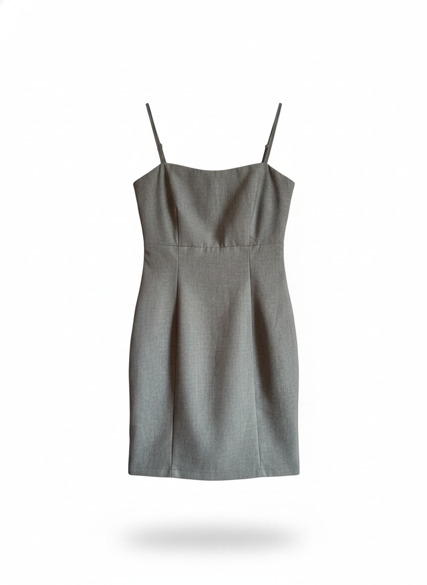 grey strappy bodycon dress Grey Strappy Bodycon Dress