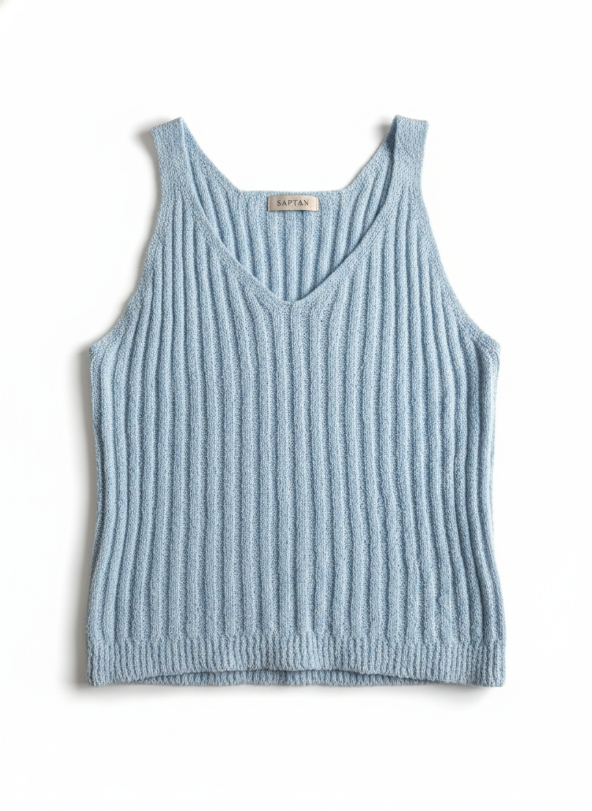 Powder Blue Winter Top