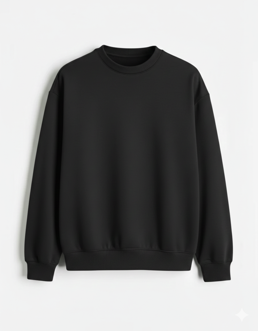 Ultra-Matte Black Sweatshirt Unisex Sweatshirt