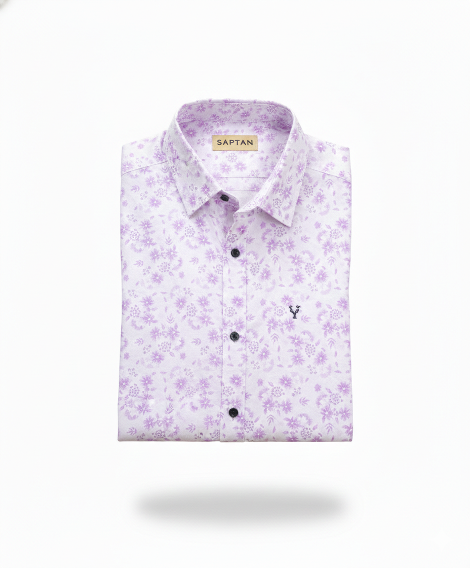 Lilac Floral Shirt