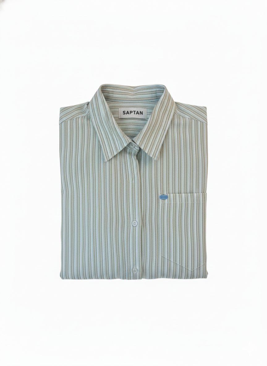 Green Stripped Shirt