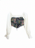 Off Shoulder Adjustable  Corset Top