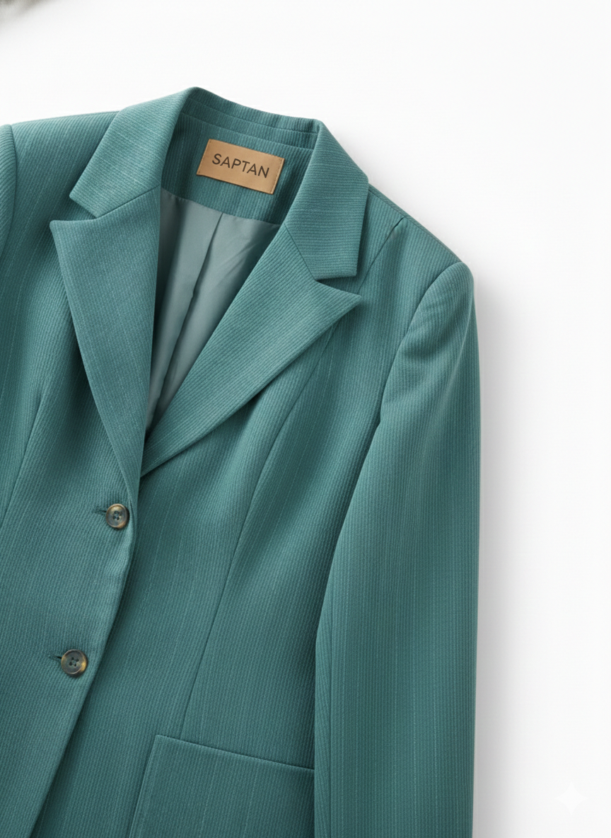 Blue Striped Blazer
