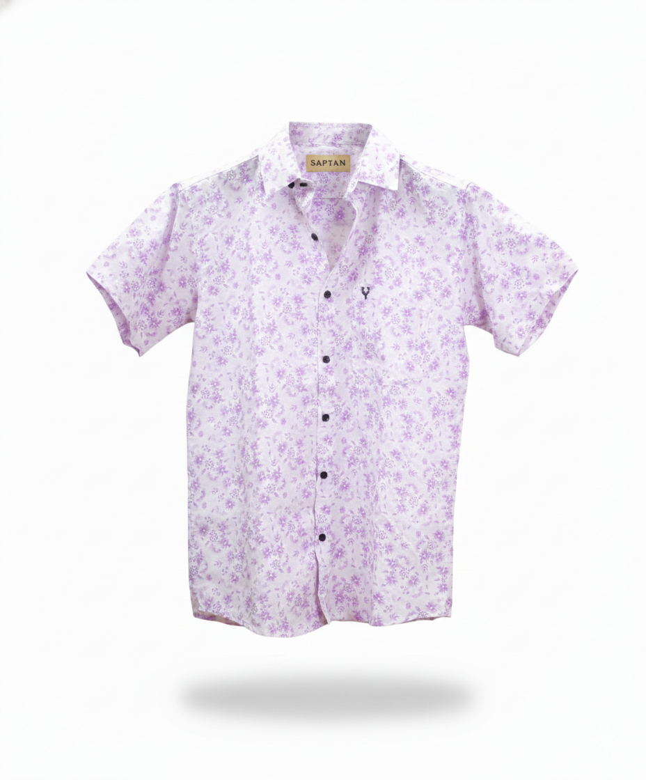 Lilac Floral Shirt