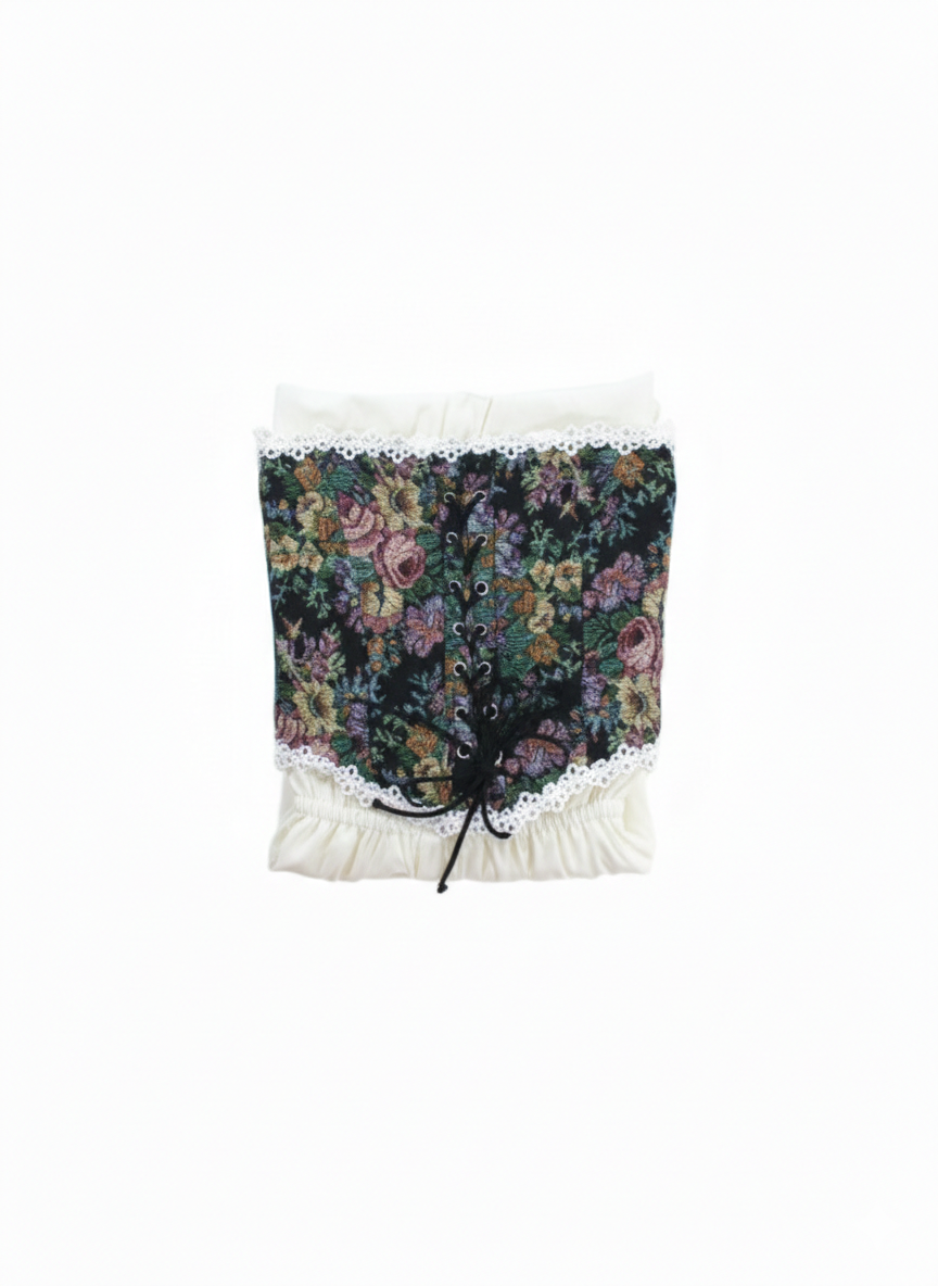 Off Shoulder Adjustable  Corset Top