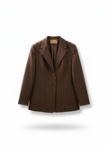 Brown Striped Blazer