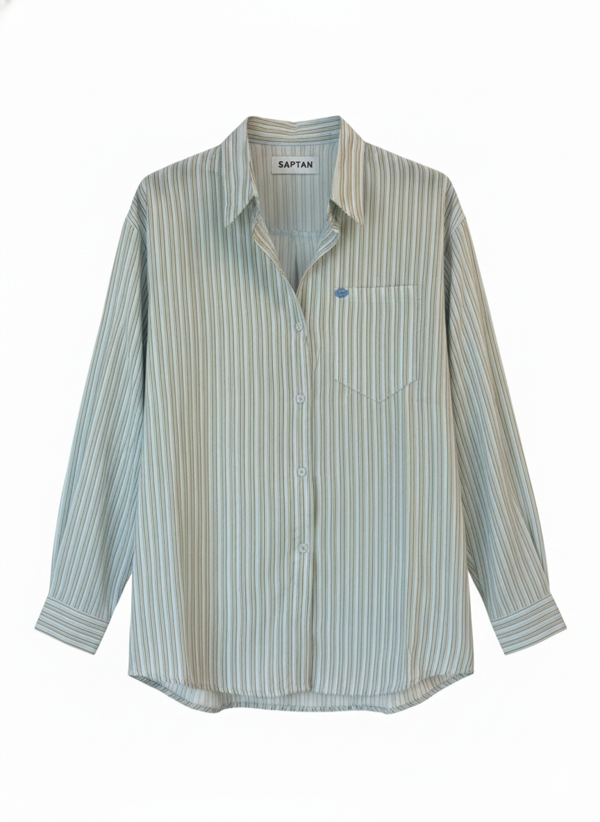 Green Stripped Shirt