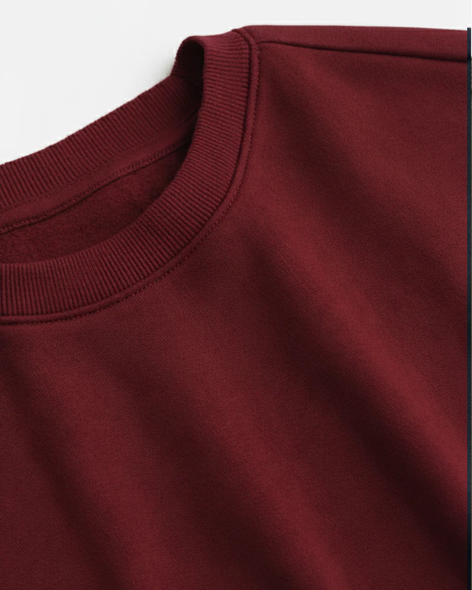 Iron-Rose Maroon Unisex Sweatshirt