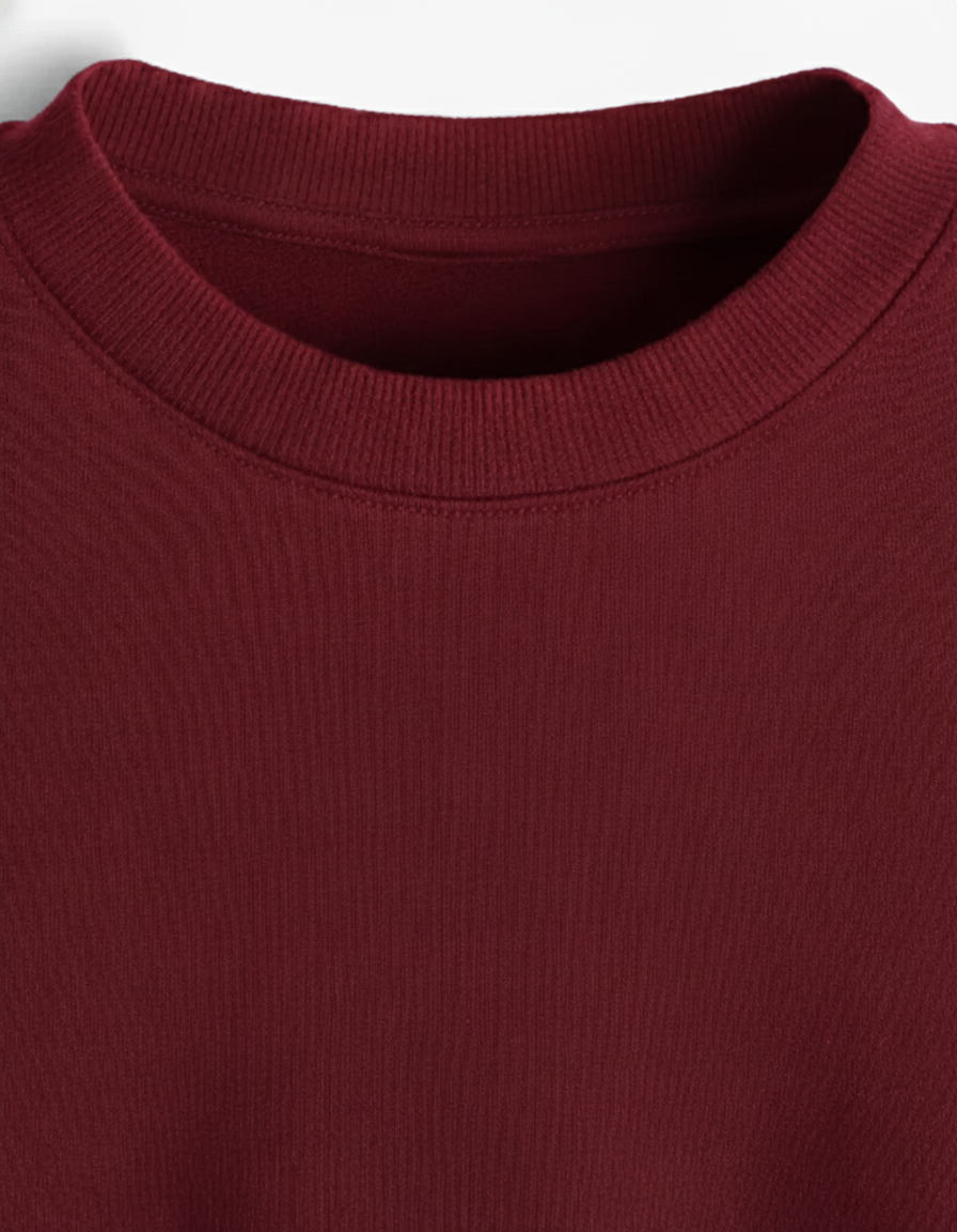 Iron-Rose Maroon Unisex Sweatshirt