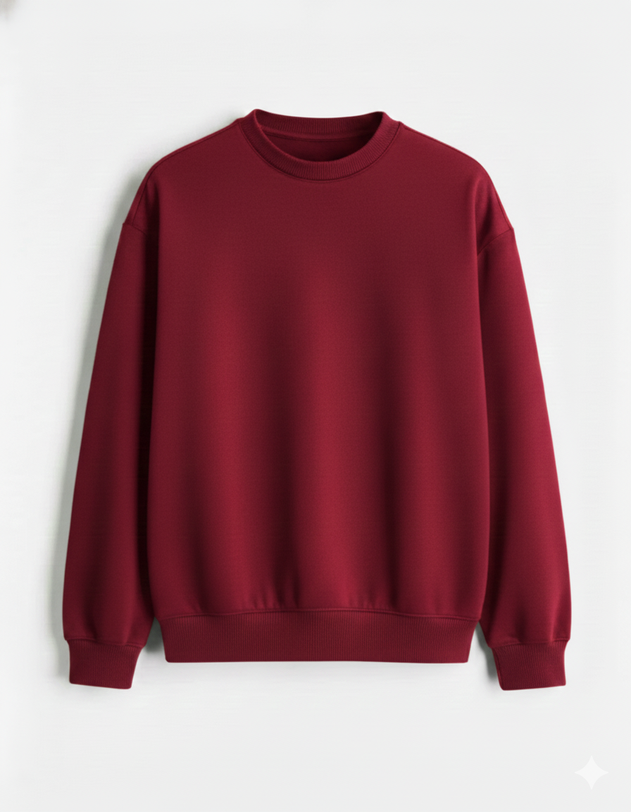 Iron-Rose Maroon Unisex Sweatshirt
