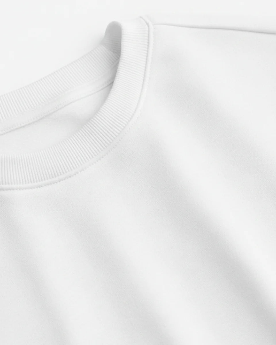 Vapor Crew White Unisex Sweatshirt