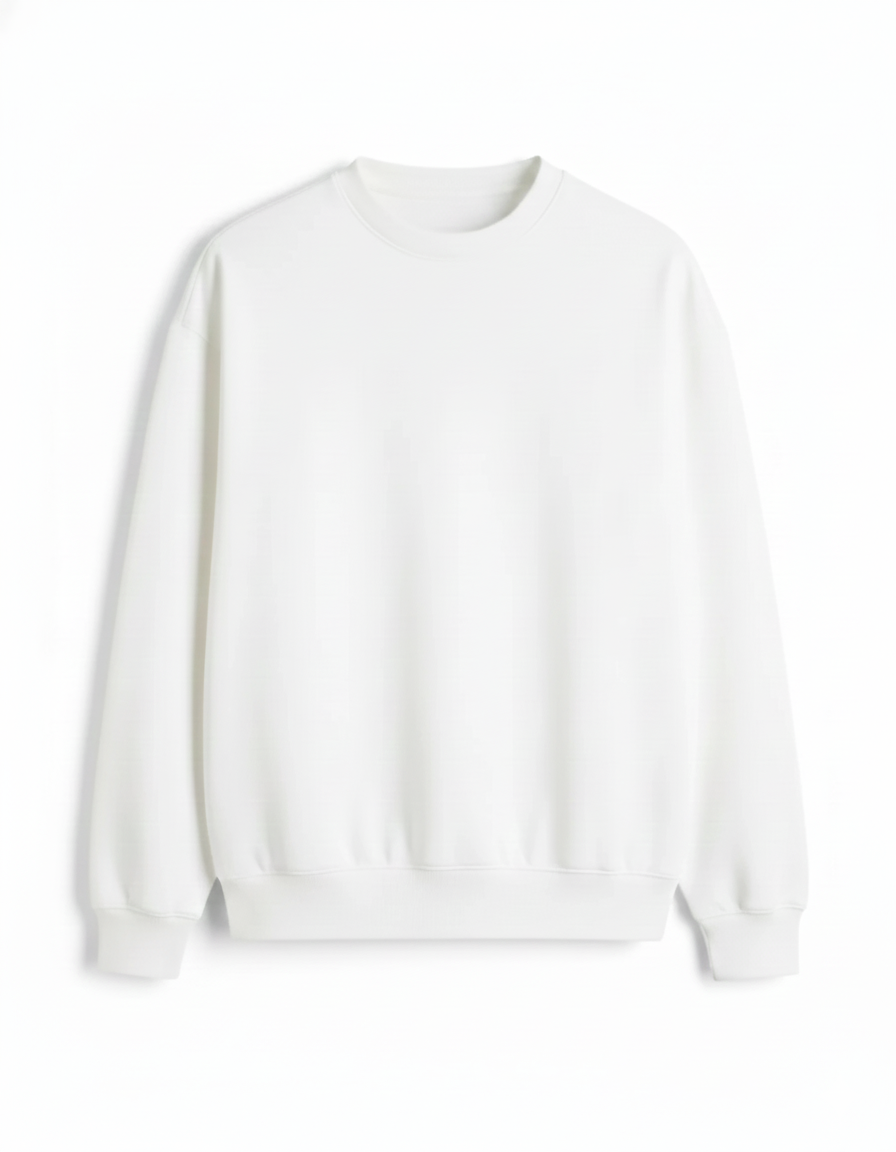 Vapor Crew White Unisex Sweatshirt