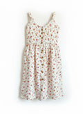 White Cotton Floral Dress