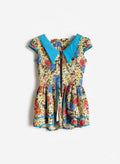Floral Dress With Attached Shorts