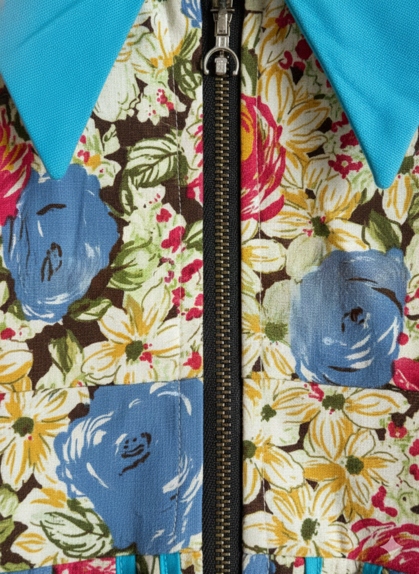 Floral Dress With Attached Shorts