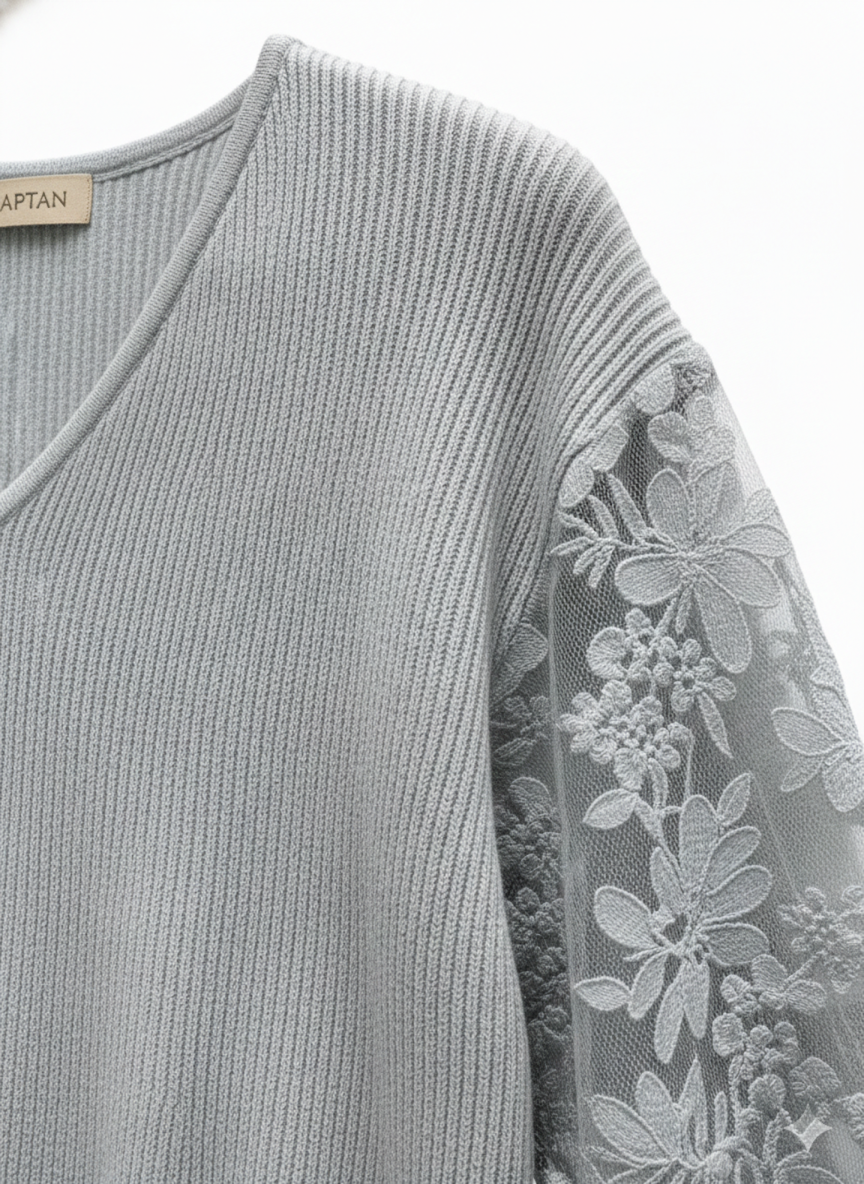 Grey Winter Top