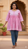 Pink Peplum