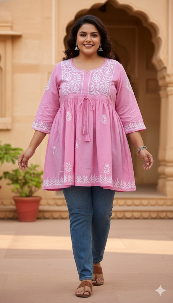 Pink Peplum